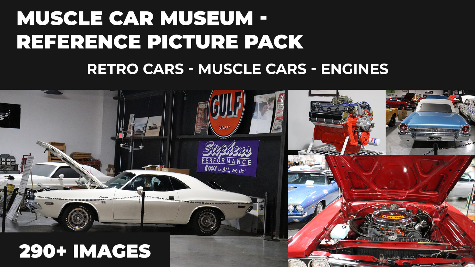 ArtStation - Muscle Car Museum Reference Picture Pack | Resources