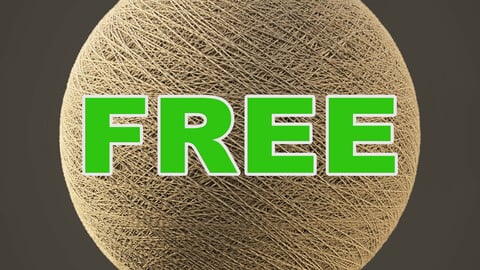 PBR - FREE FINE JUTE THREAD - 4K MATERIAL