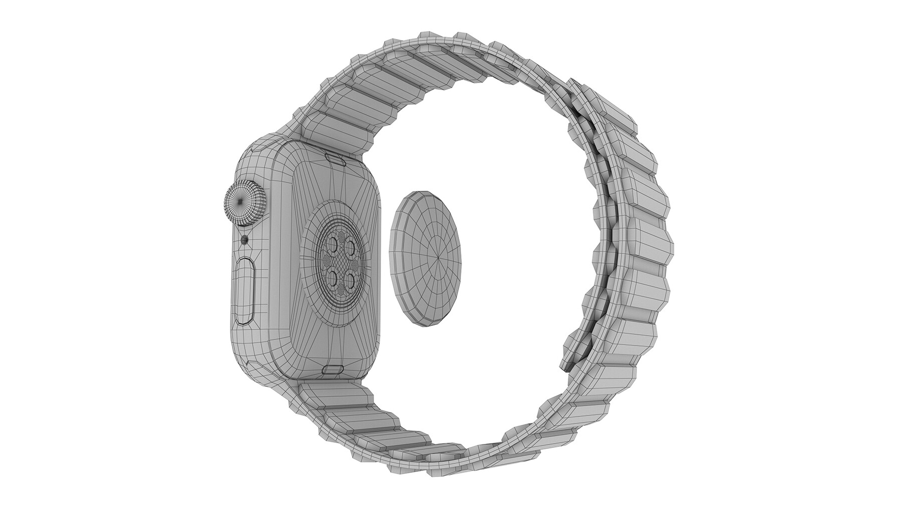 ArtStation Apple Watch Series 7 45mm Green Aluminum Case with Green