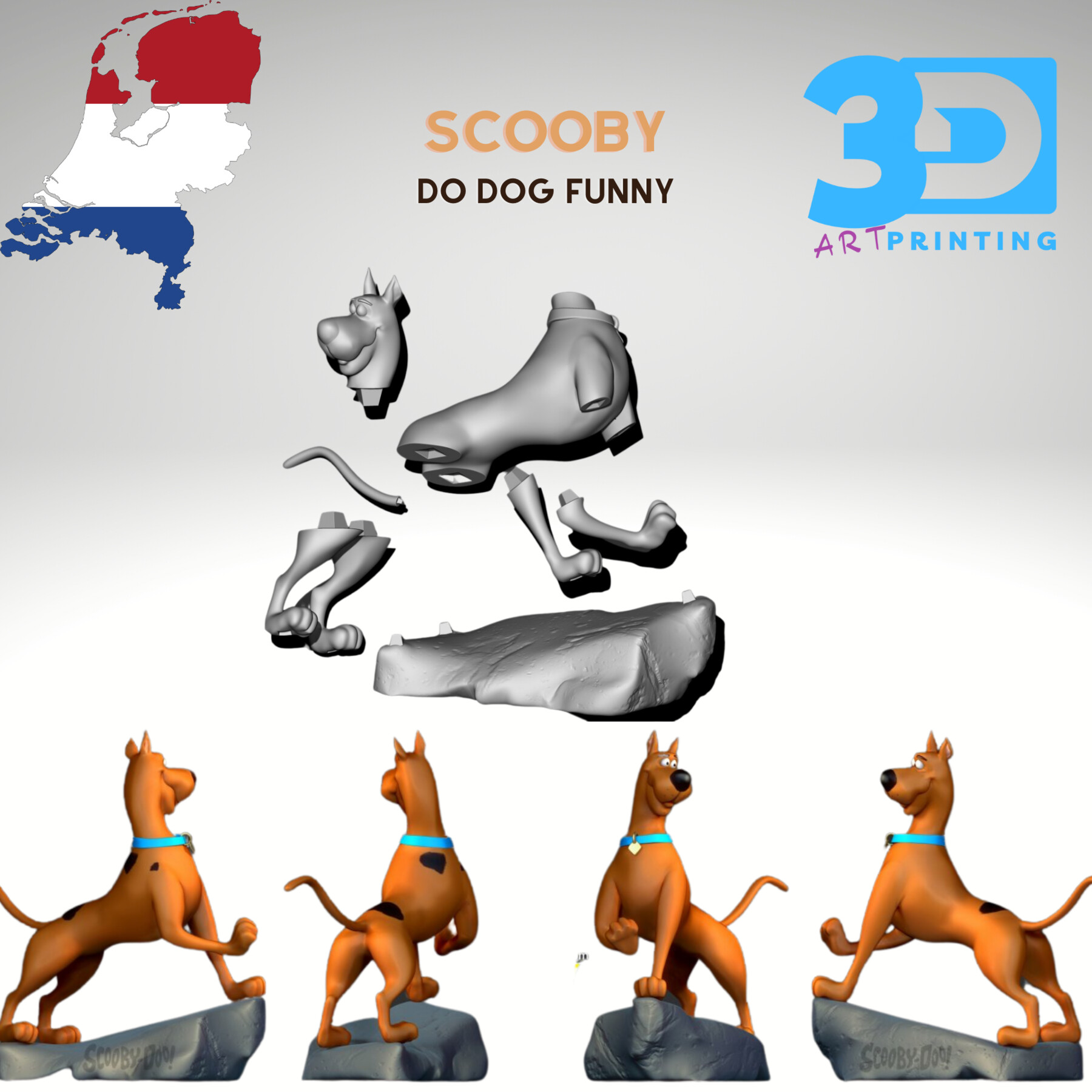 Scooby doo tag, 3D models download