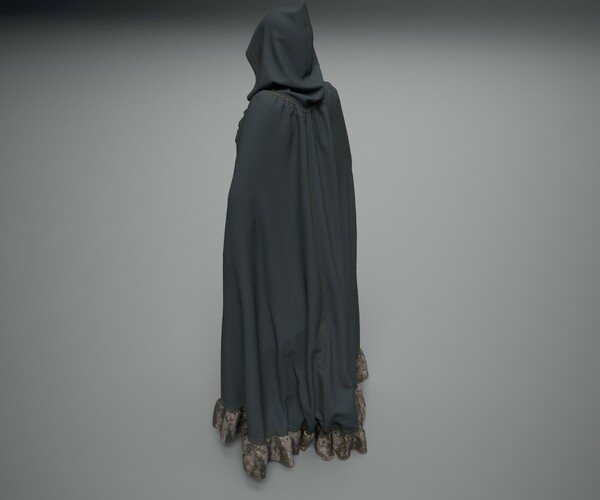 Dark Cloak with Corset