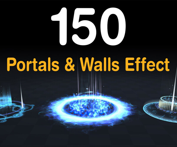 ArtStation - 150 Portals & Walls Effect | Game Assets