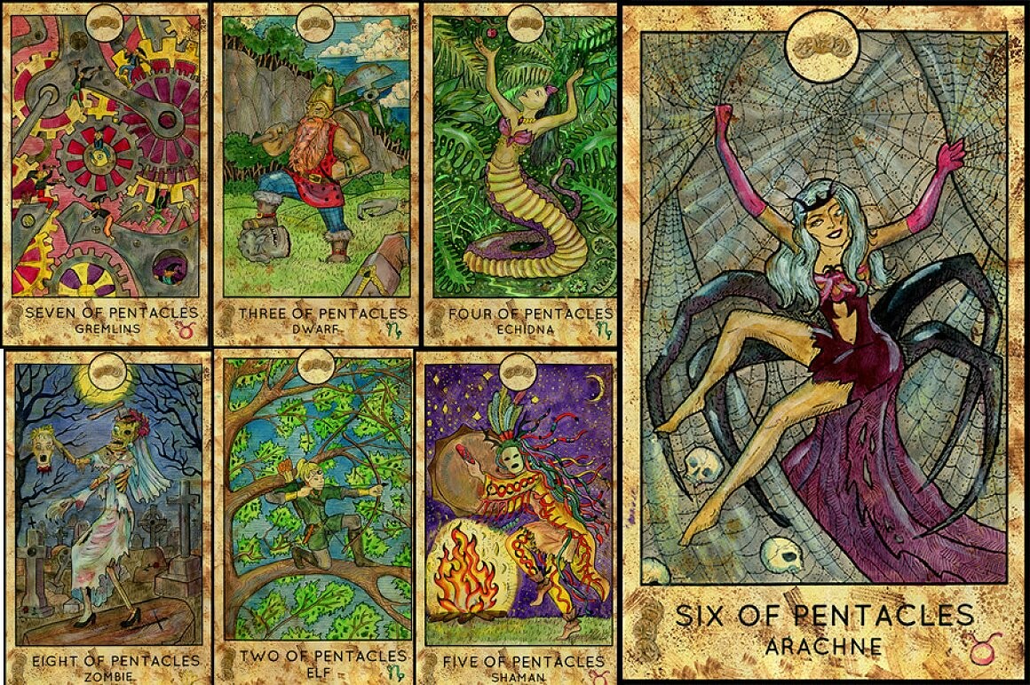 Fantasy World Tarot Limited Edition of 890 copies – Silver Cat Editions