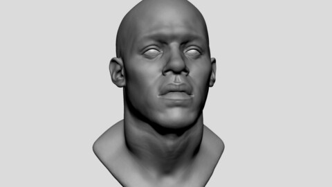 African Male Head 02