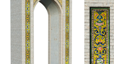 old islamic arabic  turkish arch set 144