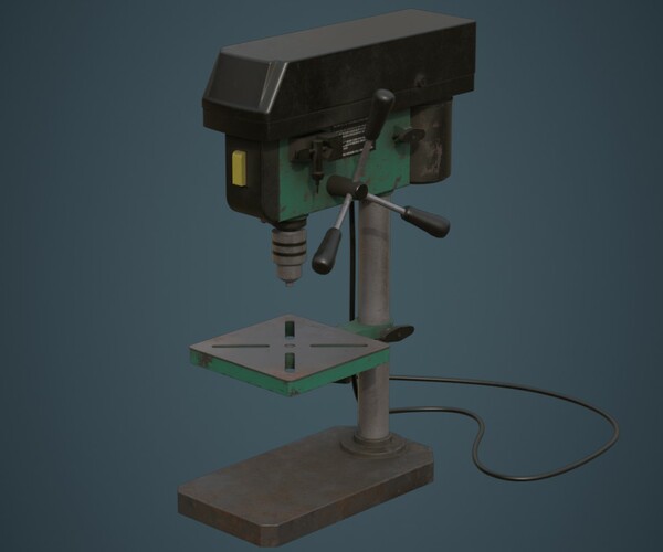 ArtStation Drill Press 2B Game Assets
