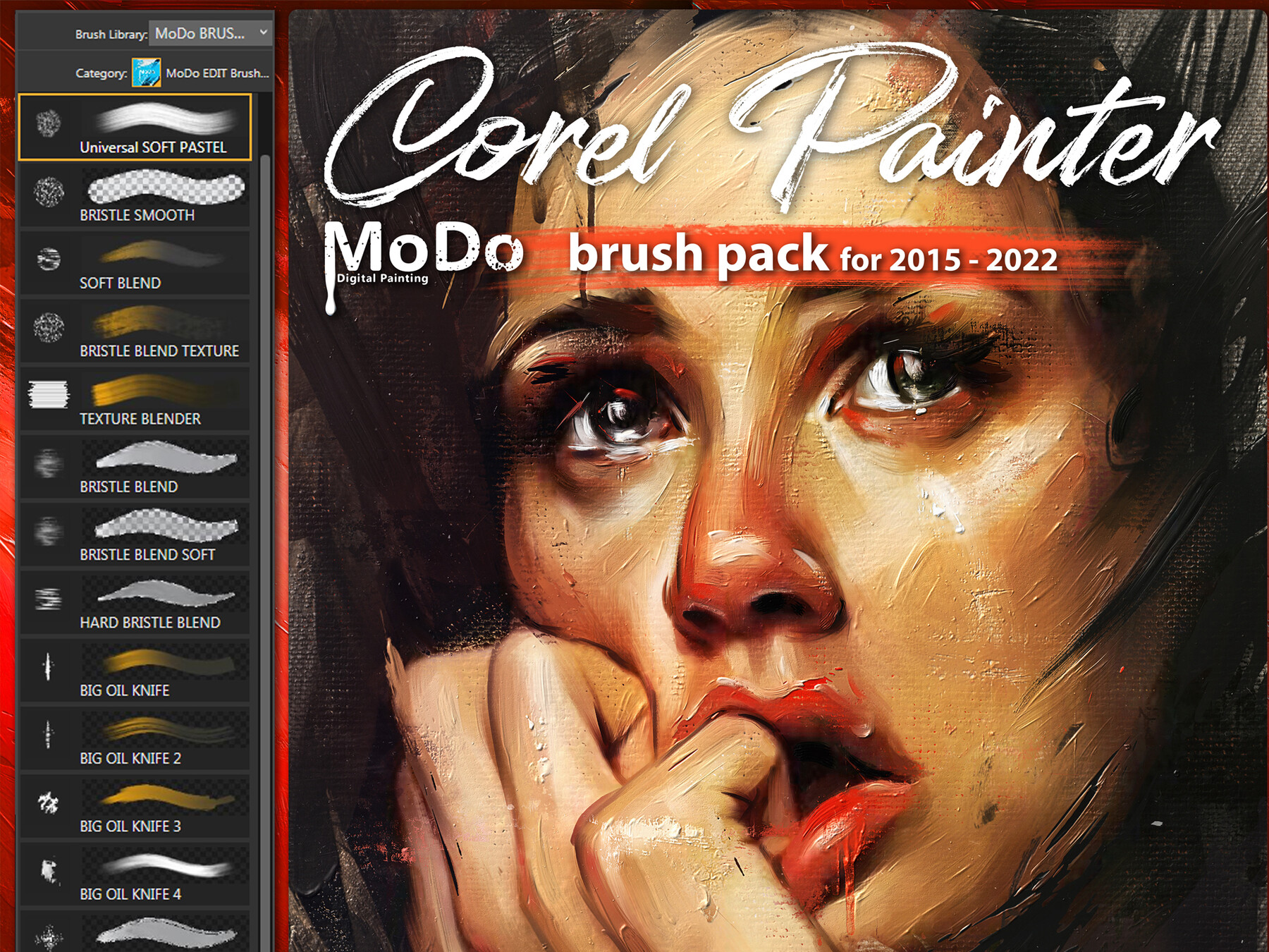 Dmitry Marin Digital Oil Painting video course "Plus" extra textures