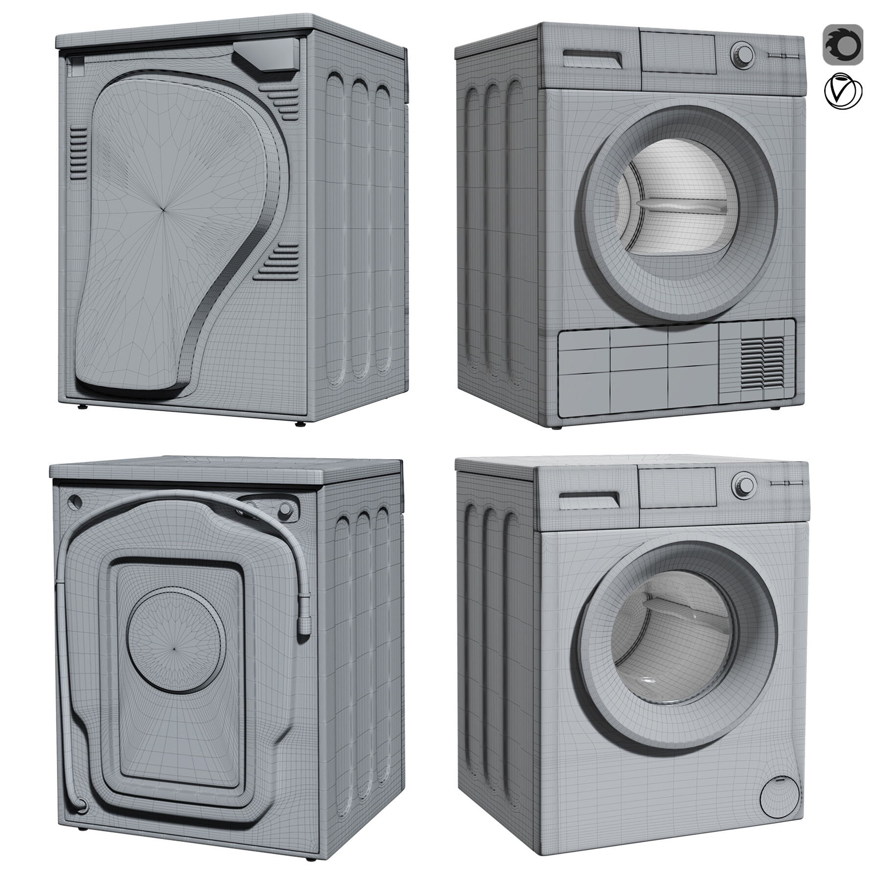 Electric Cloth Dryer 3D model