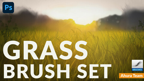 Grass brush set