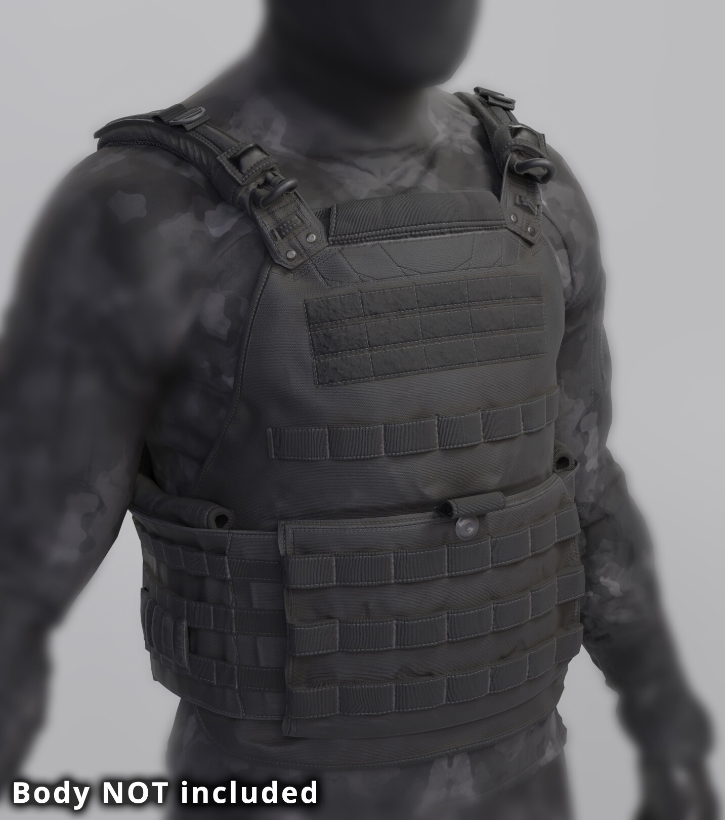ArtStation - Tactical Bullet Proof Vest - PBR Lowpoly Game Ready