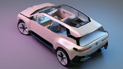 BMW inext 3D Modeling with interior 3D Model