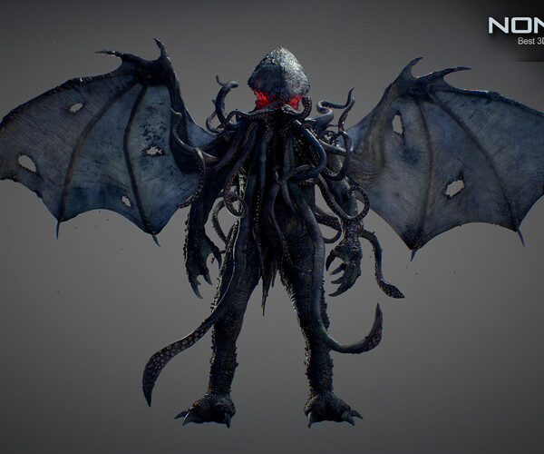 ArtStation - Cthulhu Rigged | Game Assets