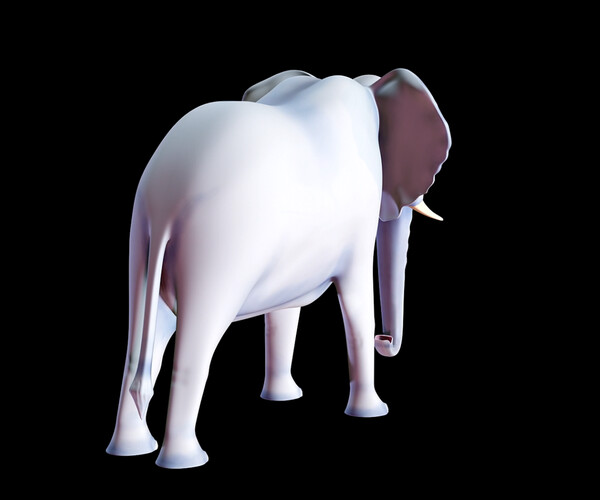 ArtStation - Cartoon Elephant - Stylized 3D model | Resources