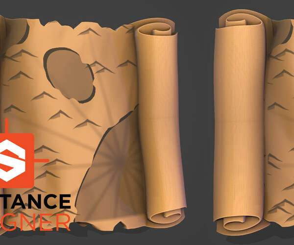 ArtStation - Stylized Map - Substance Designer | Game Assets