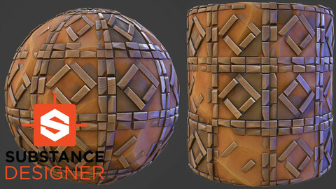 Stylized Sandy Blocks - Substance Designer