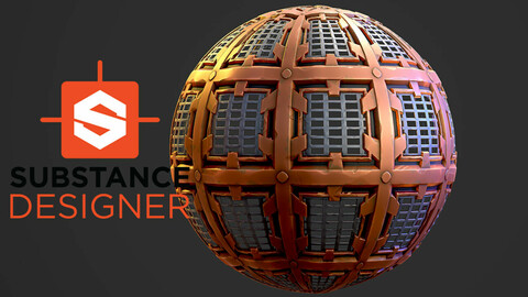 Stylized Grate - Substance Designer