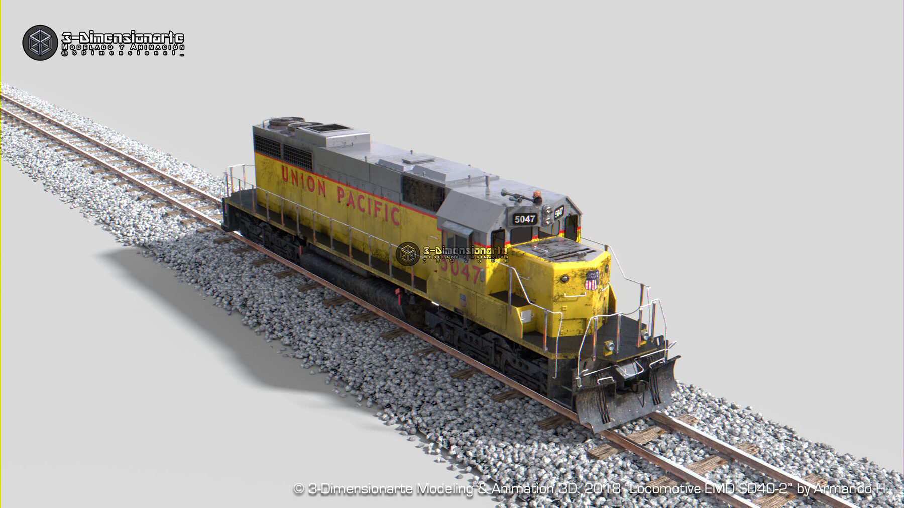 ArtStation - Locomotive EMD SD40-2 - Multitexture! | Resources ArtStation - Locomotive EMD SD40-2 - Multitexture! | Resources