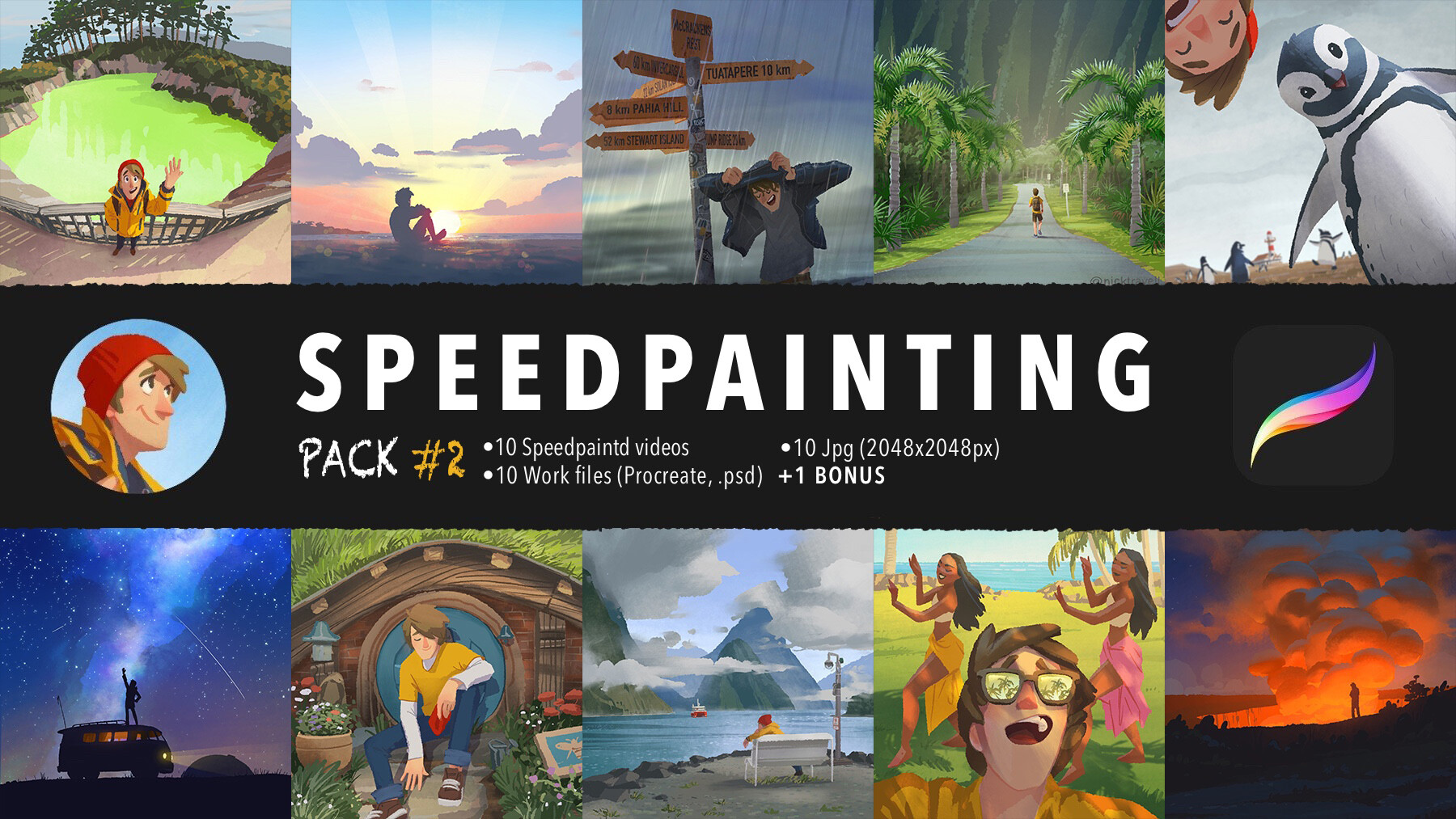 ArtStation - Speedpainting Pack #2 | Tutorials