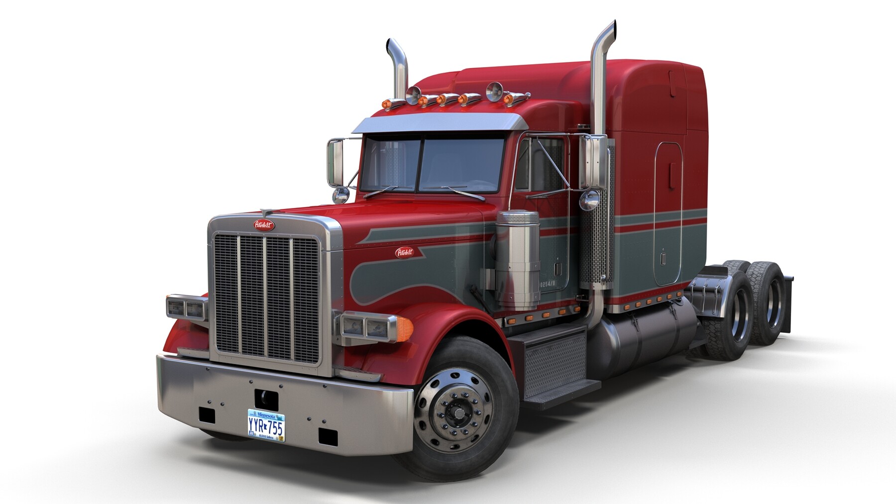 ArtStation - Peterbilt 379 semitruck | Game Assets