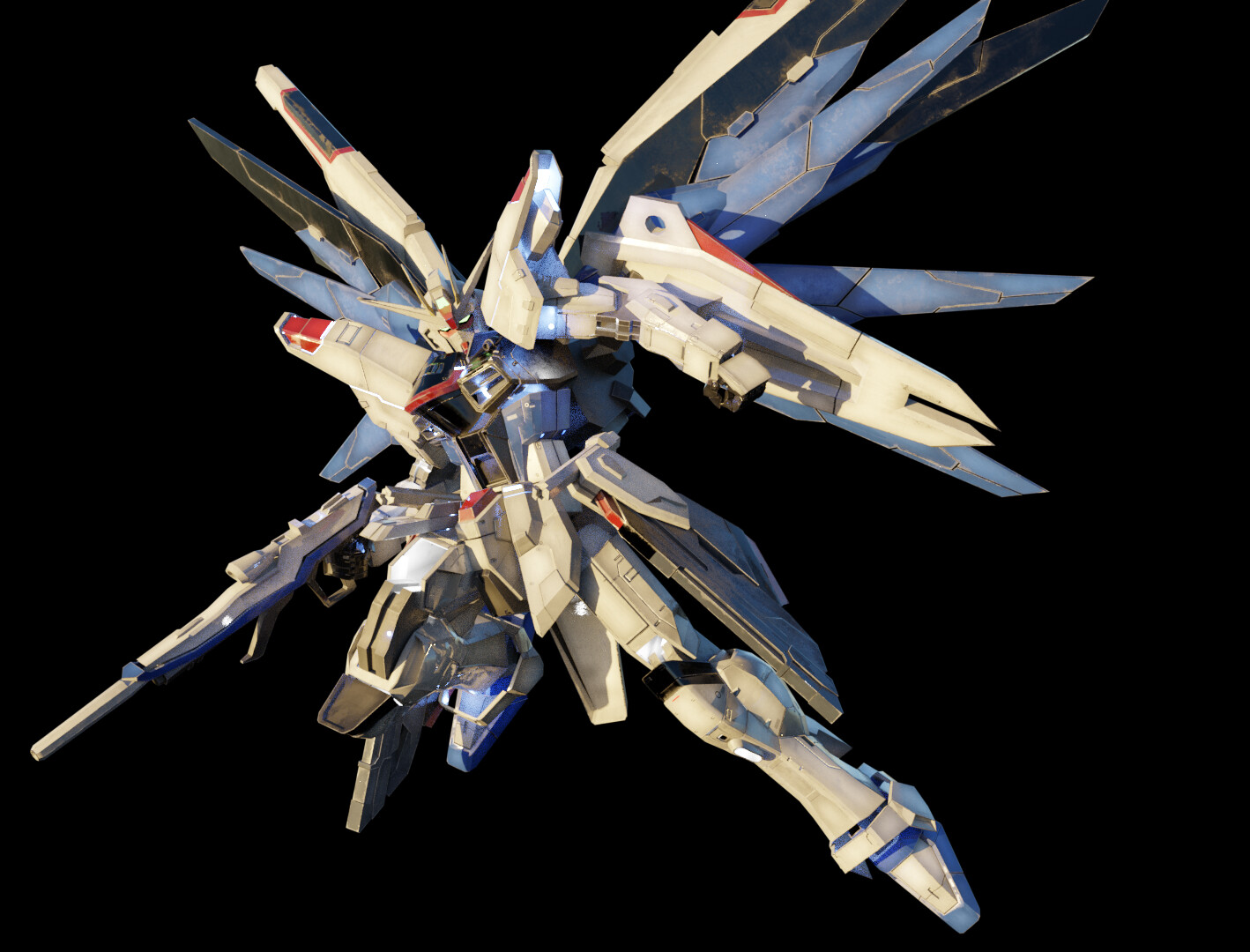 ArtStation - FREEDOM GUNDAM 3d model rigged with texture | Resources