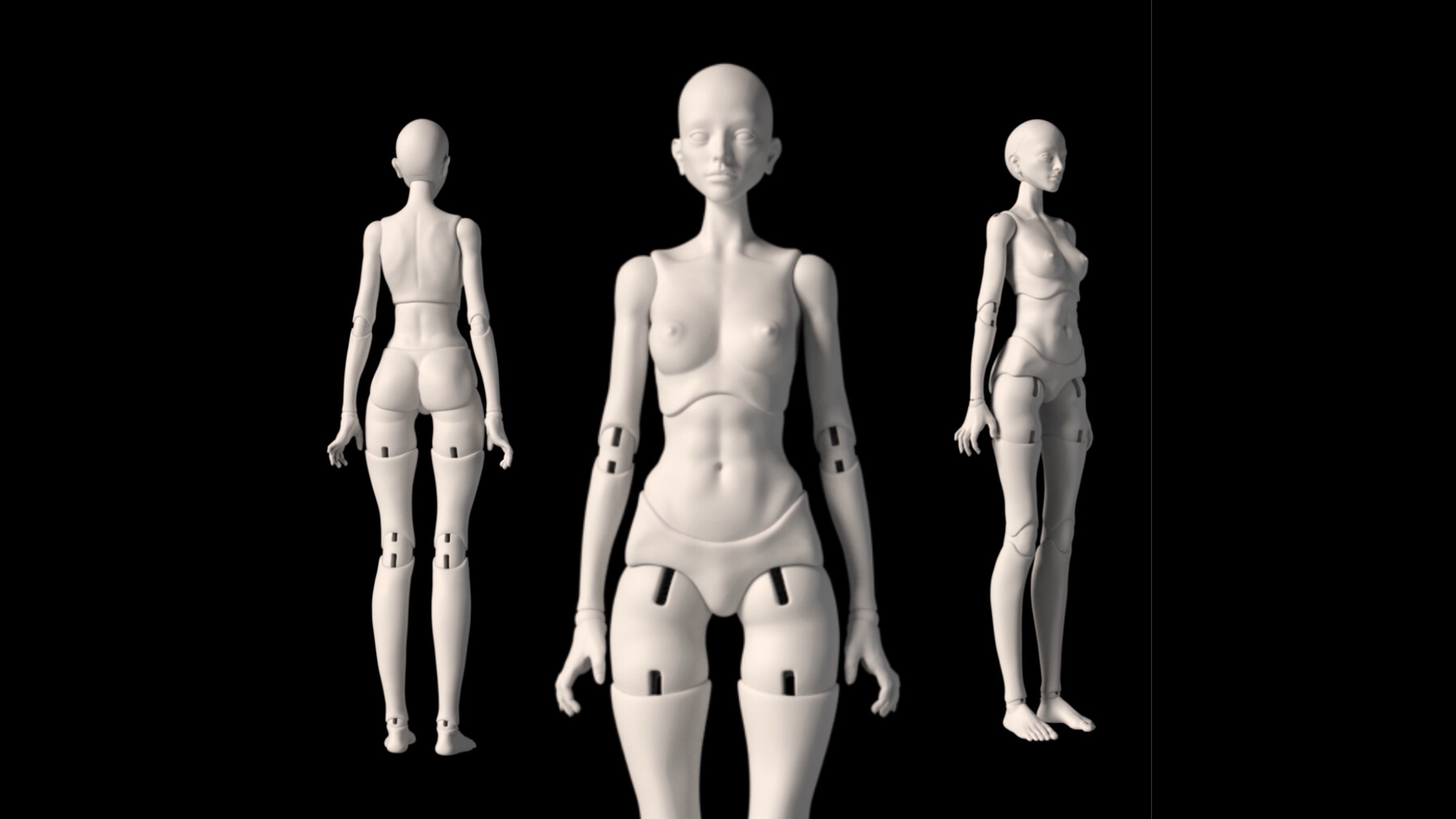 ball jointed doll 3d model free