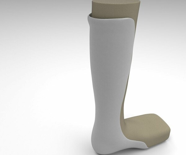 ArtStation - Orthopedic orthosis brace ankle foot AFO 3d Model | Resources