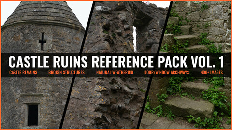 Castle Ruins Reference Pack Vol. 1