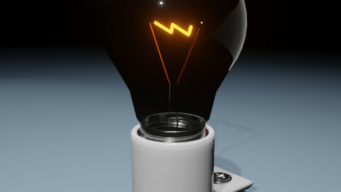 Light Bulb with Stand