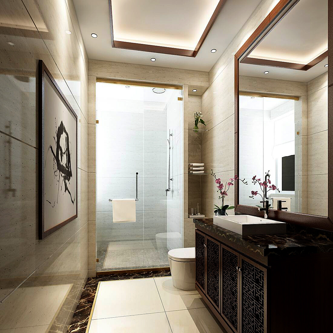 ArtStation - bathroom design complete model 135 | Resources