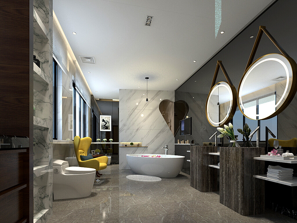 ArtStation - bathroom design complete model 31 | Resources