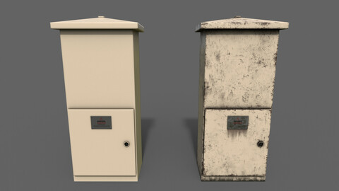 PBR Electric Box (BoneWhite) Ver.4