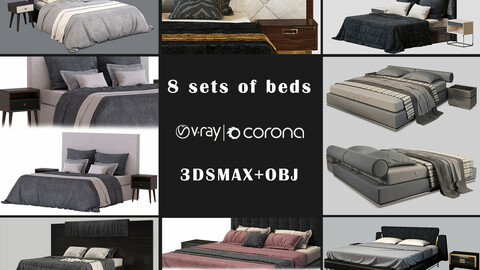 8 sets of beds - (pack)