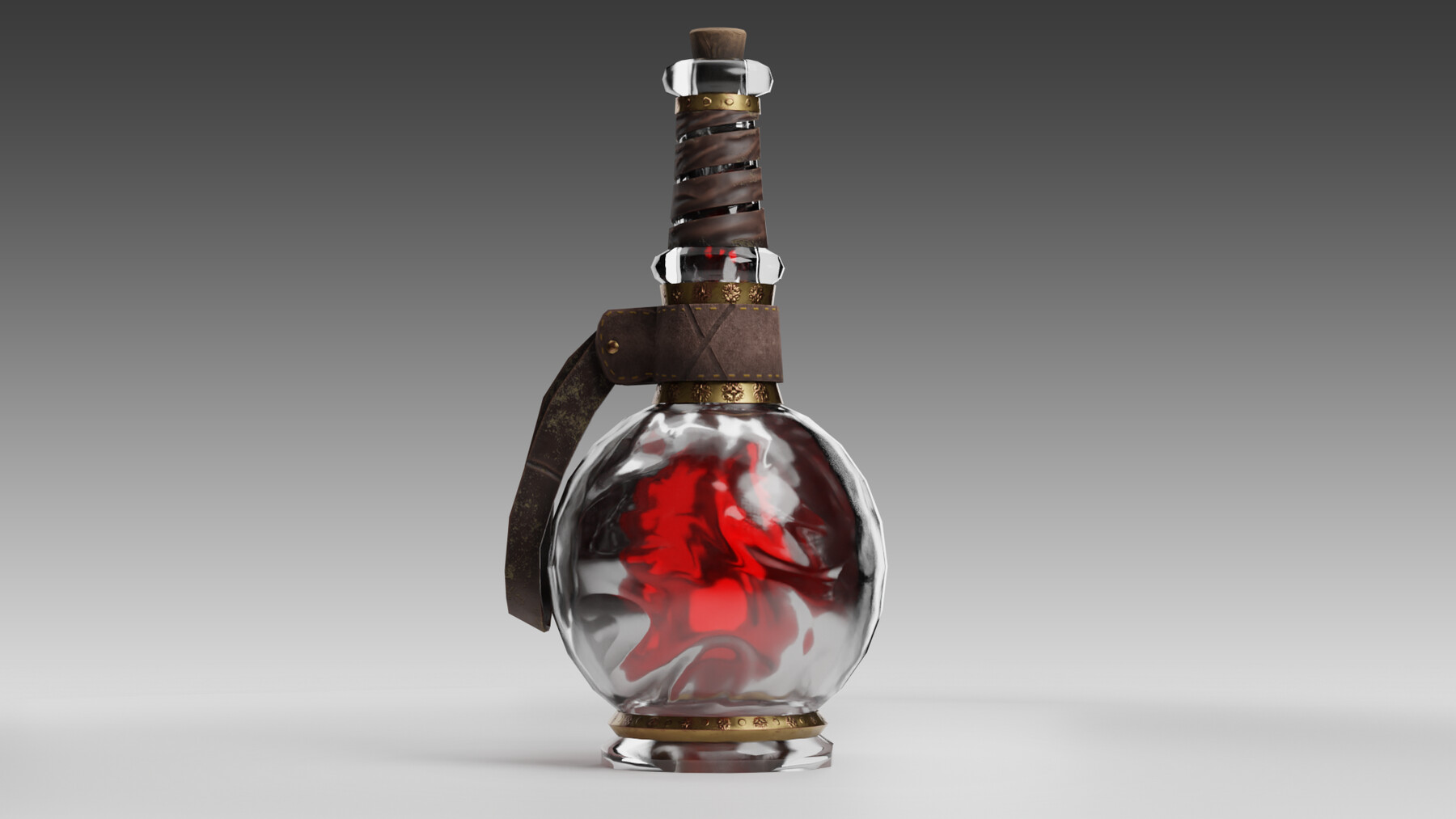 ArtStation Health Potion Bottle Set Game Assets   File 