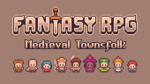 Fantasy RPG townsfolk pack
