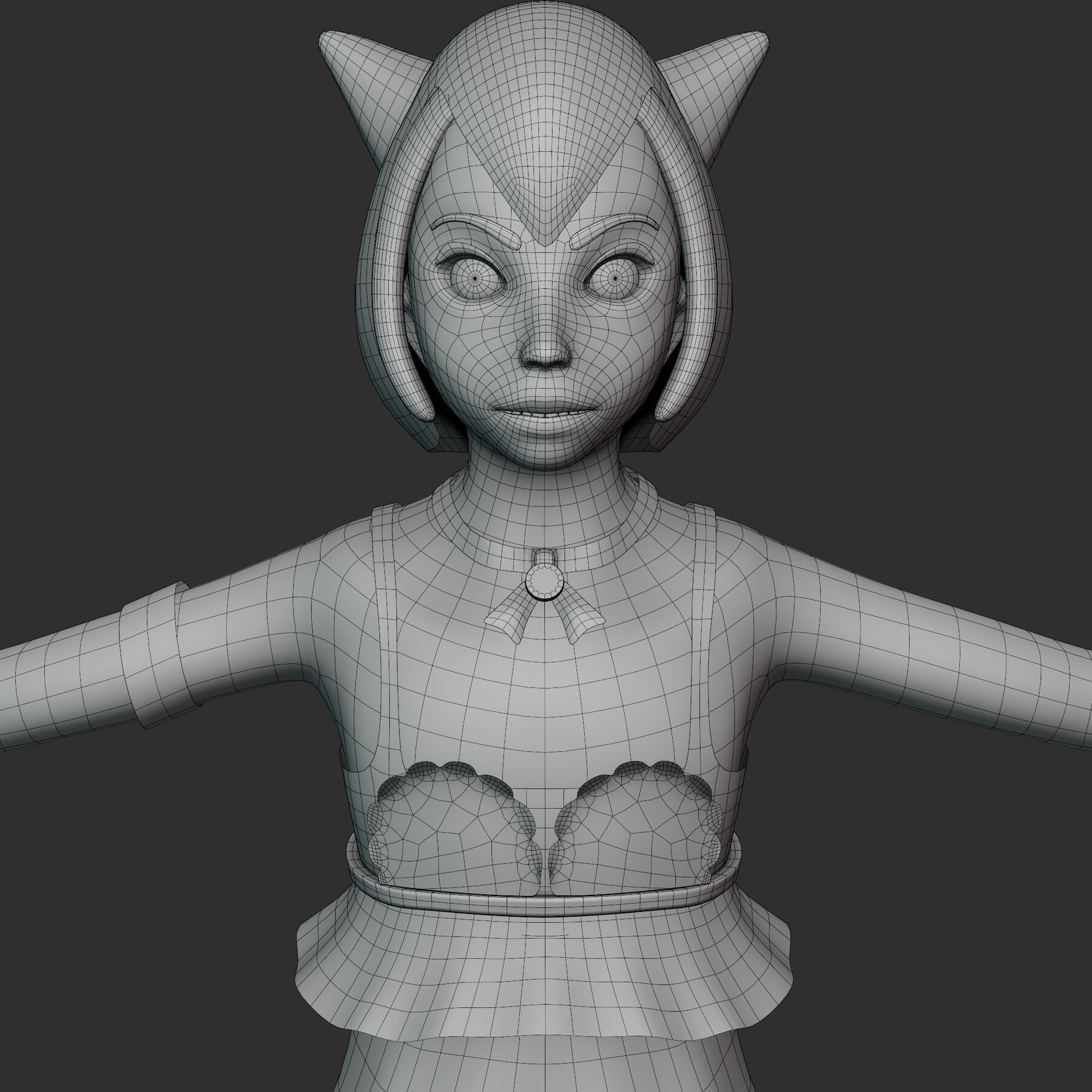 ArtStation - Anime character , ready to rig | Resources