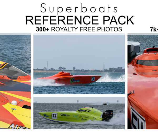 ArtStation - Reference Pack - Superboats - 300+ Royalty Free Photos