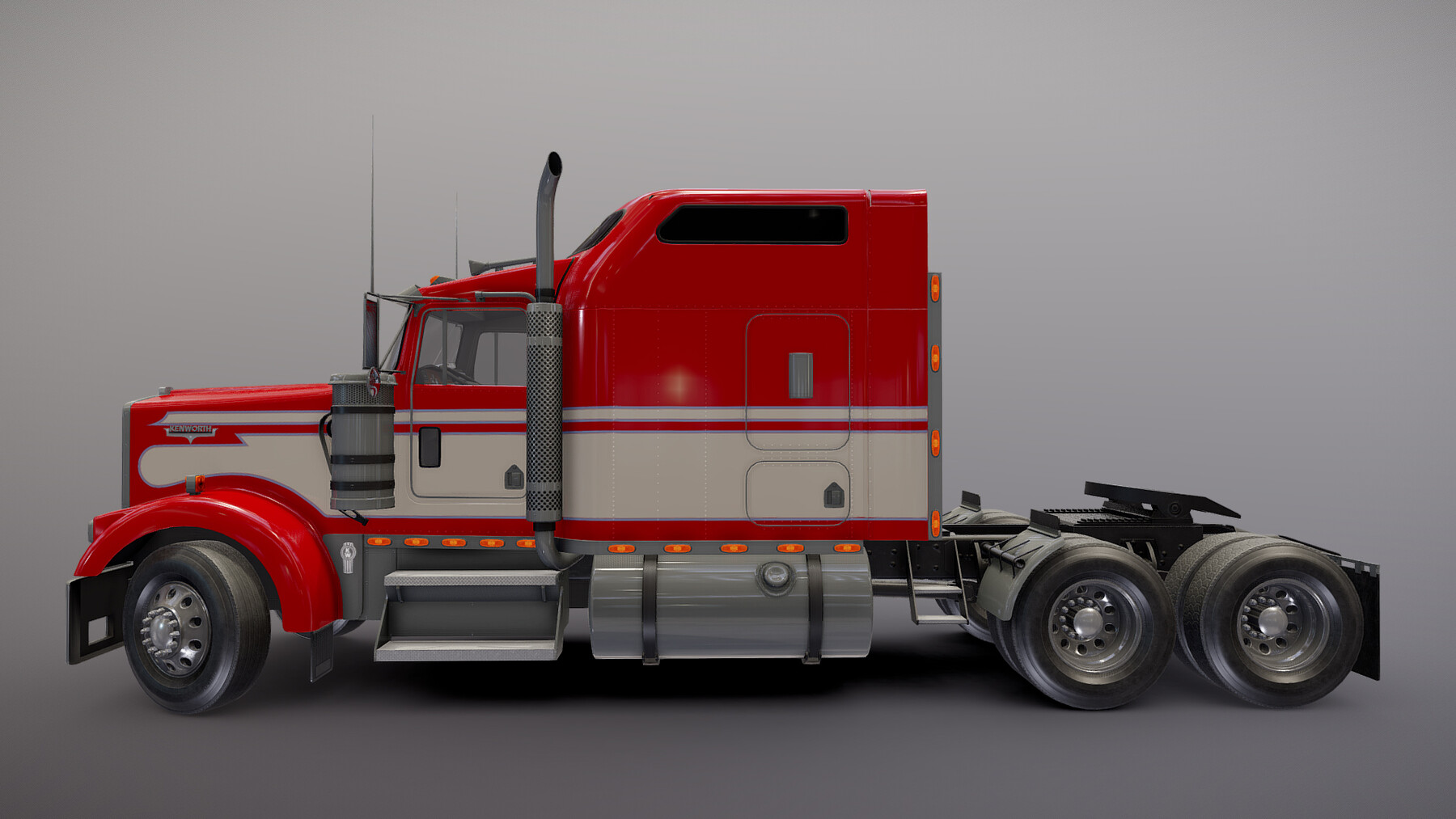 ArtStation - Kenworth W900 semitruck | Game Assets