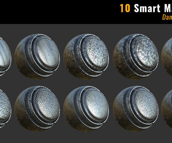 Artstation 10 Damascus Steel Smart Materials Resources