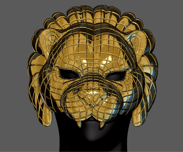 ArtStation - SQUID GAME LION VIP MASK LIFE SIZE COSPLAY PROPS REPLICA ...