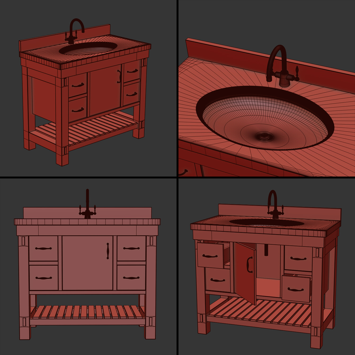ArtStation Classic Bathroom Vanity Resources