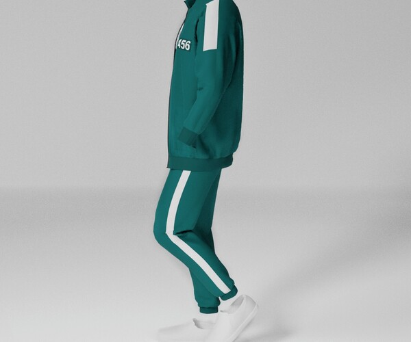 ArtStation Squid game player's uniform Game Assets