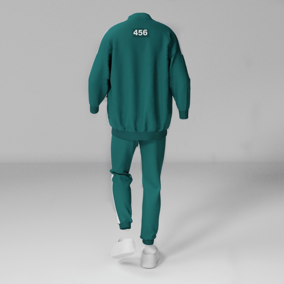 ArtStation - Squid game player's uniform | Game Assets