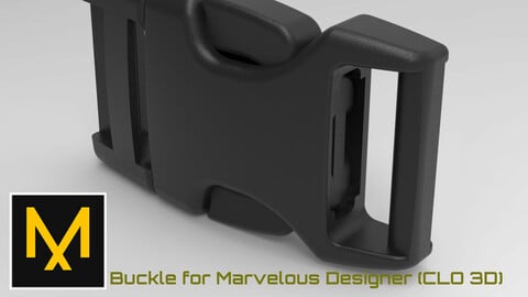 Buckle for Marvelous Designer (CLO 3D)