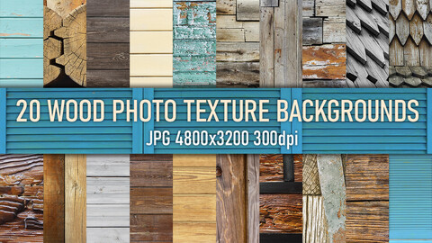 20 wooden planks, roof and surface photo texture backgrounds.