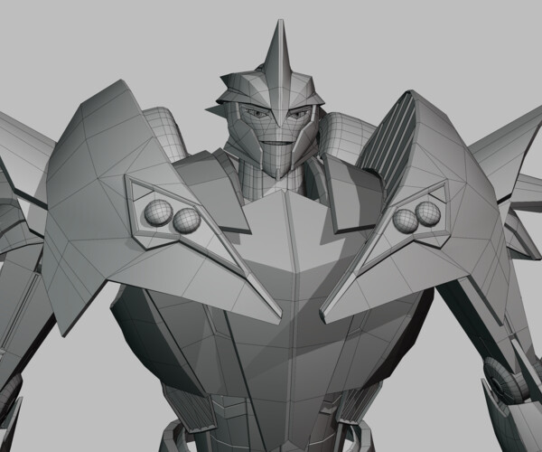 ArtStation - Knockout Transformers Prime 3D Character Rig