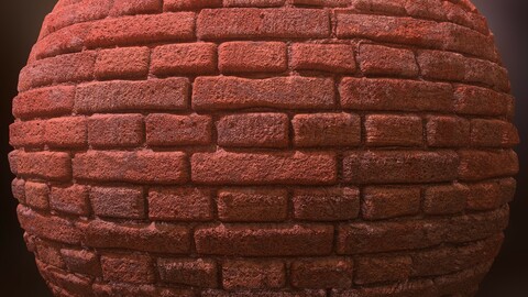 Brick Wall Material - Substance Designer