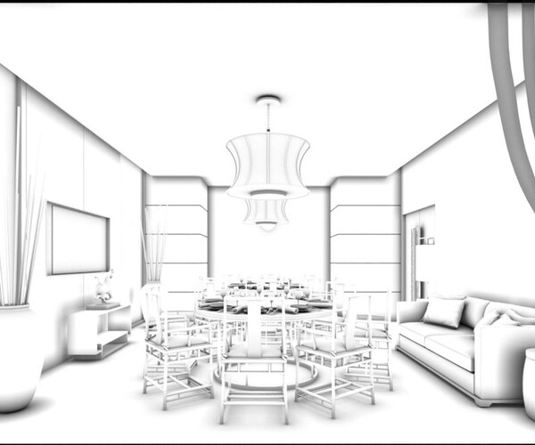 ArtStation - private dining room space 23 | Resources