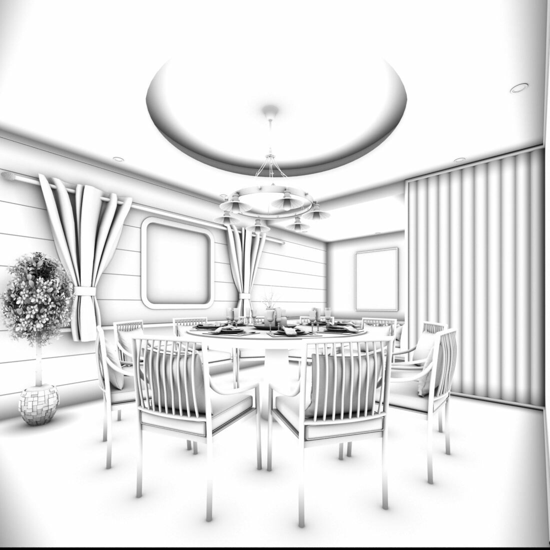 ArtStation - private dining room space 26 | Resources