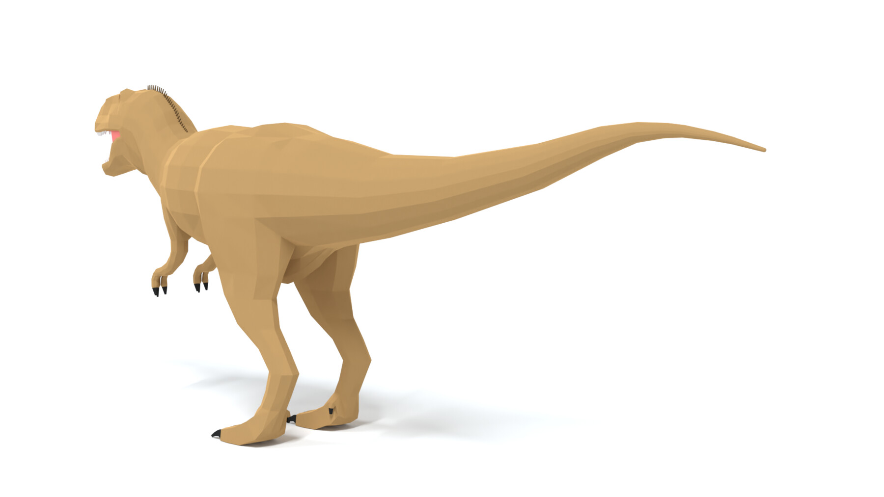 ArtStation - Low Poly Cartoon Abelisaurus Dinosaur | Game Assets