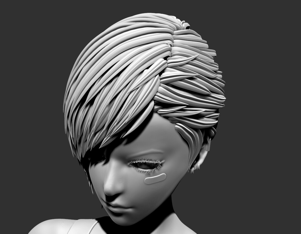 ArtStation Cyberpunk Hair Resources   File 